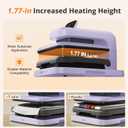 HTVRONT Auto Heat Press 2 - Heat Press Machine for T Shirts with Adjustable Pressure & Higher Heating Height, Heats Up Fast & Evenly Heat Press 15x15 for HTV, Sublimation, Heat Transfer Projects