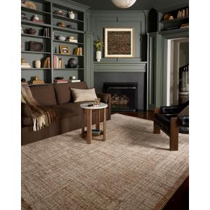 Loloi Winston Collection WIT-01 Earth/Bone 5'-3" x 7'-6", .38" Pile Height, Area Rug, Soft, Durable, Non-Shedding, Easy Clean, Rug for Living Room