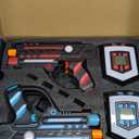 Squad Hero Rechargeable Laser Tag 360 Sensors + LCDs - Set of 4 - Easter Gift Ideas for Kids Teens and Adults Boys & Girls Family Fun - Cool Teenage Lazer Group Activity, Teen Gifts Ages 8+ Year Old