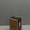 MyGift Artificial Eucalyptus Plant in Modern Gray Concrete Pots with Geometric Embossed Pattern (1,)