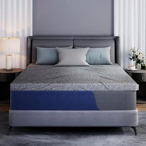 3 Inch Extra Firm Mattress Topper Full, Cooling Memory Foam & Non-Slip Base
Back Pain Relief, Old Mattress Upgrade & Cooling Sleep, CertiPUR-US Certified