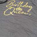 Birthday Queen B-Day Shirt Gift Girly Golden Crown T-shirts T-Shirt Grey 2XL