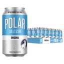 Polar Seltzer Water Original, 12 fl oz cans, 18 pack (EXP 01/01/27)