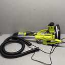 Drywall Sander, 7.2A Electric Drywall Sander with Vacuum Dust Collection, 6 Variable Speed 900-1800RPM, LED Light, Foldable & Extendable Handle, 9 Pcs Sandpaper&3 Pcs Grid Sandpaper, Full Green