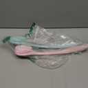 BEDELITE Back Bath Brush Long Handle for Shower of 2 - Soft Shower Brush for Men & Women,Back Brush Scrubber - 16.4" Long Skin Exfoliator for Body Bath ScrubberBlue & Pink