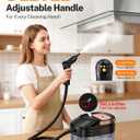 ODSD Steam Cleaner for Home & Car, 15s Fast Heating Handheld Steam Cleaner with 1.6L Tank, 3-Level Pressurized Steamer for Cleaning Tile, Grout, Sofa & Car Detailing