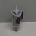 Spoontiques Hogwarts 40oz Acrylic Travel Mug - Double Wall Acrylic with Sliding Lock Travel Lid and Straw - 11" Tall