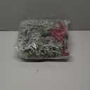 Yunlly 2 Pcs 13.8 Inch Christmas Window Wreaths with Buffalo Plaid Ribbon Artificial Frosted Cypress Wreaths with Pine Cones for Xmas Indoor Outdoor Front Door Kitchen Cabinet Decor