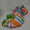 Sloosh Inflatable Pool Floats Chairs Adults, 2 Packs Floating Noodle Chair with Stripes Design Soft Fabric Covered with Sling for Swimming Pool Water Chair Pool Lounger Party Floaties