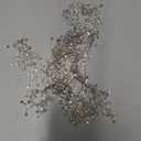 2 Yard Rhinestone Fringe Chain, AngleKai Crystal Rhinestone Ribbon Tassel Chain, Shining Fringe Trim Ribbon for Decoration Clothing