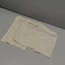 4 Piece Small, Durable Organic Cotton Mesh Laundry Bag with Strong Zipper and Breathable Mesh, Delicate Laundry Bag for Underwear, Clothes, Pants and Socks