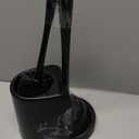 MR.SIGA Toilet Plunger and Bowl Brush Combo for Bathroom Cleaning, Black, 1 Set (One Size)