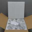 Semi Flush Mount Ceiling Light Kitchen Lighting Fixtures Ceiling Brushed Nickel Kitchen Cieling Light Fixtures with Clear Glass Shade for Dining Room Bedroom Living Room Hallway E26 Scoket