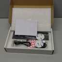 WOWNOVA 9.2" LCD Screen Inside PC Case Computer Temp Monitor Screen, 1 Click 1 Cable to Get Started Quickly PC Temperature Display IPS Sensor Panel CPU RAM HDD Data FPS Mini Monitor (Black)