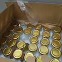 Encheng 1.5 oz Clear Hexagon Jars,Small Glass Honey Jars With Lids(golden),Mason Jars For Herbs,Foods,Jams, Liquid,Party Favor,Mini Spice Jars For Storage 30 Pack