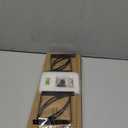 Reinforced Steel Bracket Room Shelves for Bedroom Wall - Easy to Install, Template and Video Included - Wall Mounted Rustic Wood Shelves for Bathroom, Home Decor (Iron Bracket - 2 Pack, Burnt Natural)