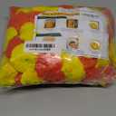 5 feet Marigold Garland |Indian/American Wedding Party Mantle Decoration, Faux Garlands Wedding Garland, Diwali Decoration, Spring Bush Floral! (Lemon Yellow & Dark Orange Mix, 5)