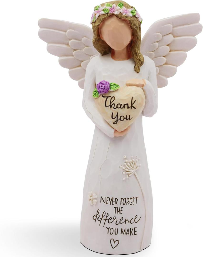 Thank You Gifts for Women, Coworkers - Employee, Teacher Appreciation Gifts, Inspirational Gift for Women, Gratitude Gift for Teachers, Appreciation Gifts for Woman, Thank You Gift Angle (Purple)