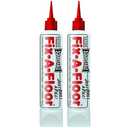 Pack of 2 - The Original Fix-A-Floor Squeezy All-in-One Repair Adhesive for Loose, Hollow, Creaky Tiles & Wood. Just Drill & Fill! Easy Squeezy! Made in The USA!