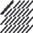 Mudder 300 Pieces Drip Irrigation Fittings 1/4 Inch Single Barbed Coupling Connectors Barbed Drip Tubing Irrigation Coupler for Sprinkler System Garden Lawn Greenhouse Patio Farm