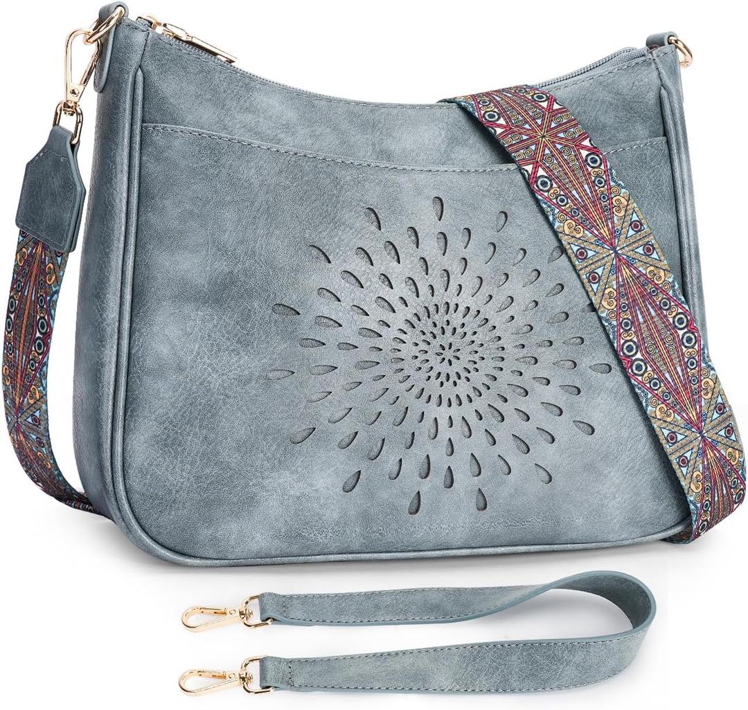 APHISON Hobo Bag for Women, Crossbody Bags for Women Trendy Bucket Purses and Shoulder Handbags with 2 Detachable Straps