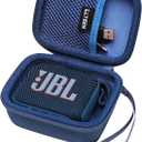 LTGEM Case Compatible with JBL Go 4 / GO 5 / Go 3 Ultra-Portable Waterproof Speaker, Blue