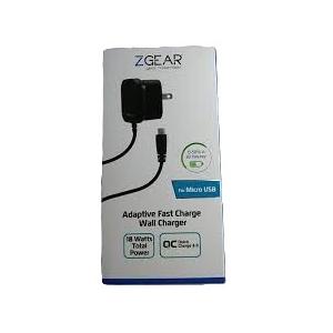ZGEAR (12W) 8-Pin Wall Charger - Black (WC-APP8PNM2A)
