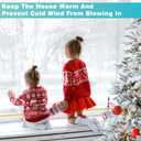 2PCS -110'' x 197'' Window Insulation Kit, Window Insulation for Winter, POF Window Sealer for Winter, Insulates Indoor Windows Keep Warm for Weatherproofing Window Film for Winter Window Covering