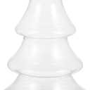 Gadpiparty Christmas Candy Jar Xmas Tree Cookie Jar Clear Plastic Biscuits Jars Decorative Party Favor Box Novelty Food Storage Container for Christmas Decoration Supplies 3.25L