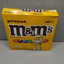 M&M'S Peanut Chocolate Candy, Individually Wrapped Full Size 1.74 oz Bag, Pack of 48 Bulk Candy Chocolate for Parties, Baking and Sharing (EXP 10/01/26)