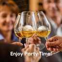 Mooues Clear Ice Cube Maker, 8 Large Whiskey Ice Cubes Mold, 2 Inch Silicone Ice Cube Tray, Easy-Release Sphere Ice Maker,Bourbon Gifts for Boss Dad Boyfriend Men Who Have Everything