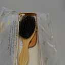 Belula 100% Boar Bristle Hair Brush Set (Medium). Soft Natural Bristles for Thin and Fine Hair. Restore Shine And Texture. Wooden Comb, Travel Bag and Spa Headband Included!