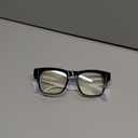 VISOONE Stylish Frame in Multiple Colors Blue Light Blocking Glasses for Men Women BONA (Black)