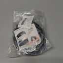 Bike Lock Cable, 30-inch Combination Lock, 4-Digit Resettable, Black