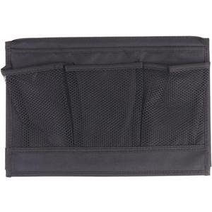 Bedside Storage Bag Hanging Organizer Black Oxford Cloth Mesh | Large Capacity, Sofa Side and Dorm Room Bedside Use, Practical Pouch Holder for Home Storage