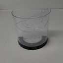 Tetra 1 Gallon Half Moon Small Fish Tank w/ Movable LED Light, For Betta & Gold Fish, Aquarium