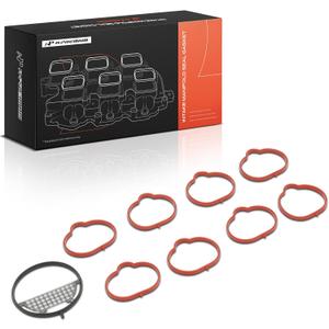 A-Premium Lower and Upper Engine Intake Manifold Gasket Set Compatible with Nissan, Infiniti - Pathfinder 08-12, Titan 04-15 NV2500 NV3500 12-17 Armada 05-15, QX56 04-10, Only fit DOHC V8 5.6L