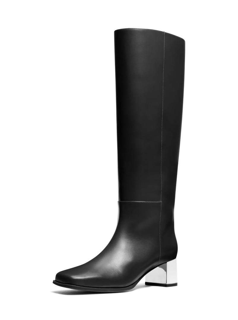Michael Kors Women's Matilda Flex Mid Boot, 5, Black