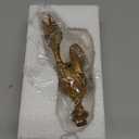 Coyoohouse 3D Animal Head Wall Mount Ornament, Animal Heads for Wall Art Hanging Sculptures, Small Metal Wall Resin Art Wall Decor Ornament Waterproof Bronzed Resin Decorations for Home (Bird)