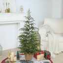 1 Pcs 4FT Artificial Christmas Norfolk Pine Tree for Front Porch Decoration