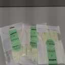 LANON 3 Pairs wahoo Skin-Friendly Cleaning Gloves, Dishwashing Kitchen Gloves with Cotton Flocked Liner, Reusable, Non-Slip, Canary Green, Small