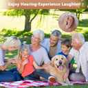 Hearing Aids for Seniors, Rechargeable Digital Hearing Aid with 16-Channel Noise Cancelling, OTC Hearing Amplifier with LED Power Display for Hearing Loss, 4 Adjustable Modes 6 Levels Volume, Beige