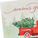 Hallmark Boxed Christmas Cards, Rustic Red Truck (40 Cards and 40 Envelopes) Season's Greetings