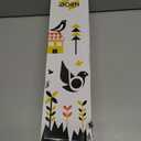 iBorn Bird Feeders Seed Catcher for Outside Hanging 6 Port Bird Feeder for Cardinal Birds Aluminium Metal,Green Finishing 14 Inch 6 Port (Seed is not Included)