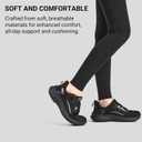 Treesky Non Slip Work Shoes for Women - Ultra Lightweight Slip Resistant Sneakers for Nursing, Food Service & Kitchen, Ideal for Wet Environments, Walking & Standing All Day 6/7.5