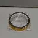 Gold Metalized Polyester Mylar Film Tape, 3/4 inch x 55 yds. Mirror Tape,Decor Tape for Accent Wall, Doors, Cabinets and Graphic Art