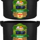 Gardzen 2-Pack 100 Gallon Grow Bags, Aeration Fabric Pots with Handles, Pot for Plants