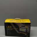 100W COB Rechargeable Work Light, 7000LM Cordless LED Work Lights, Waterproof Portable Flood Light with Stand for Outdoor Camping, Hiking, Garage, Car Repairing, Workshop Job Site Lighting