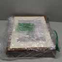 upsimples 11x14 Picture Frame Set of 5, Display Pictures 8x10 with Mat or 11x14 Without Mat, Wall Gallery Photo Frames, Brown