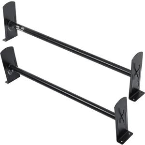 VEVOR Van Roof Ladder Rack - 35.8"-52.4" Adjustable Roof Rack, 500 LBS Capacity Alloy Steel, Drilling Mount for Minivans, Black